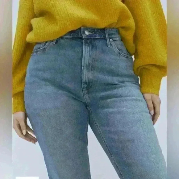 Everlane  the curvy cheeky crop , sz 28 - Picture 2 of 11